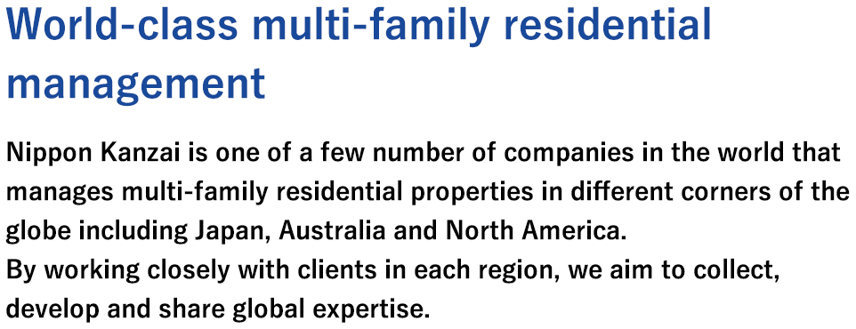 World-class multi-family residentials management