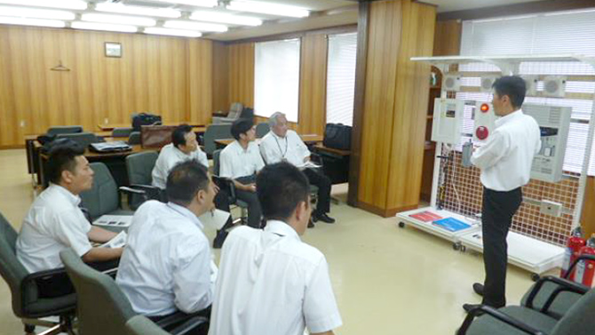 Trainings on disaster prevention board